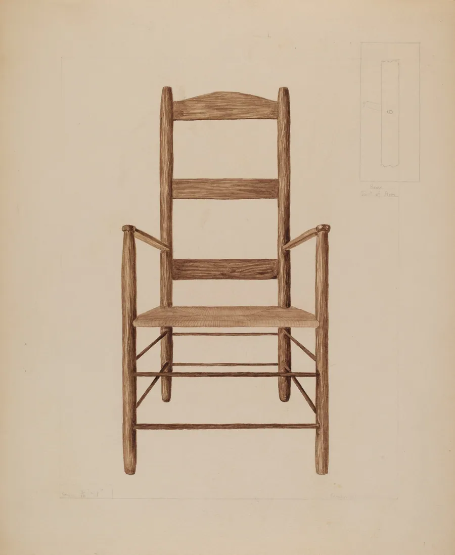 Rush Bottom Chair by Henry Meyers