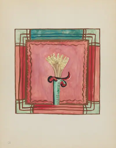 Plate 16: Altar Panel: From Portfolio "Spanish Colonial Designs of New Mexico"