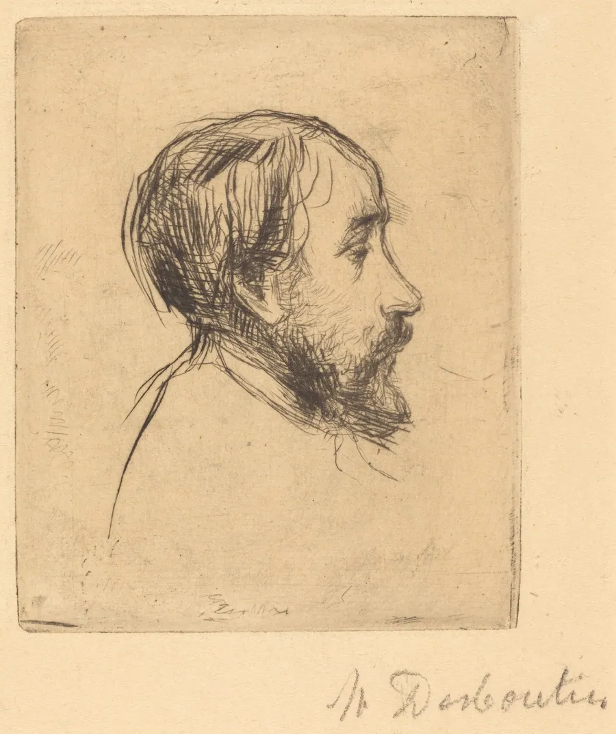 Degas by Marcellin-Gilbert Desboutin