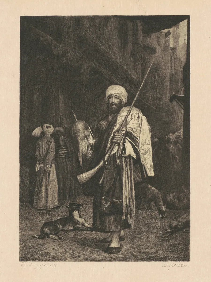 The Old Clothes Dealer, Cairo by Stephen James Ferris