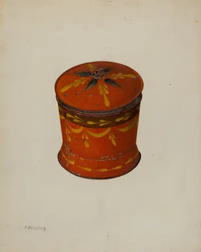 Toleware Sugar Bowl