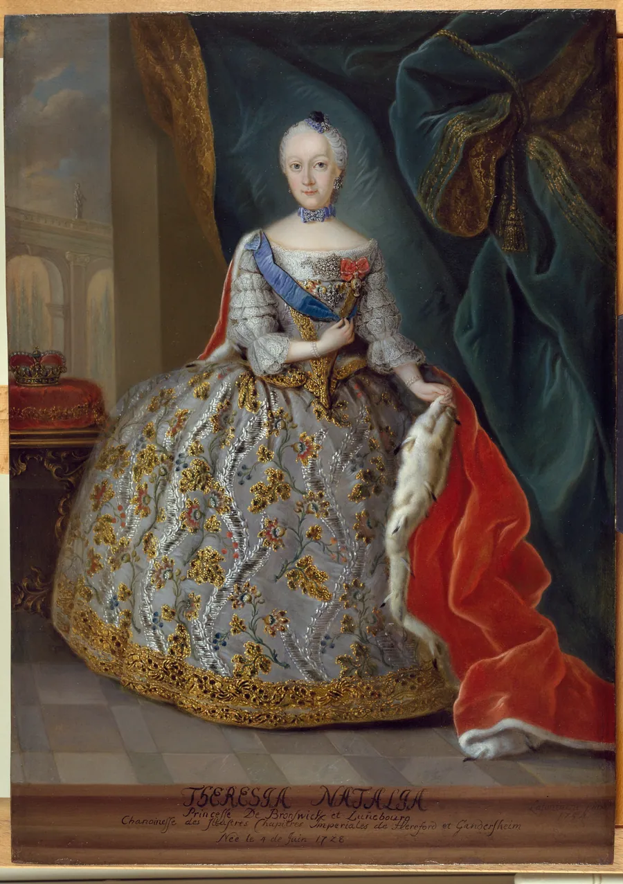 Theresia Natalia, prinsesse af Braunschweig og Lünebourg by Ludolf Lafontaine