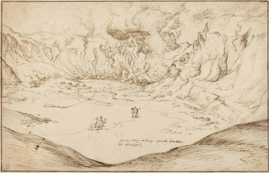 Forum Vulcani: The Hot Springs at Pozzuoli by Joris Hoefnagel