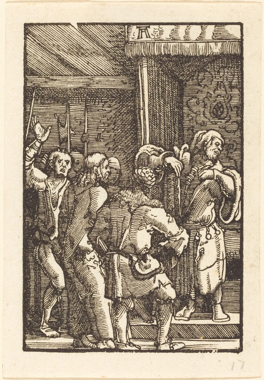Christ before Caiaphas by Albrecht Altdorfer