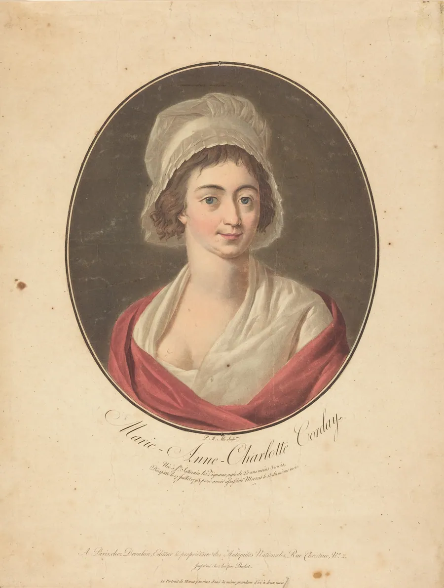 Charlotte Corday by Pierre-Michel Alix