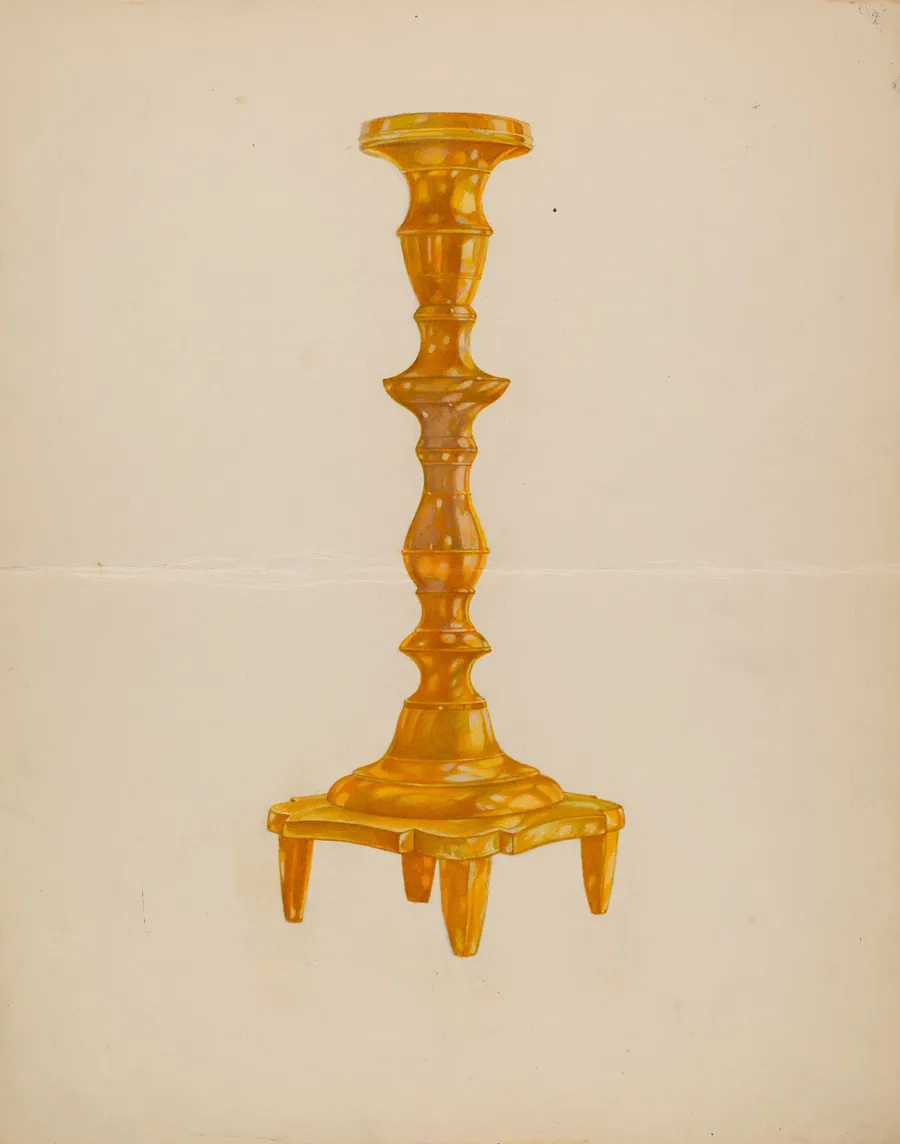 Candlestick by American 20th Century