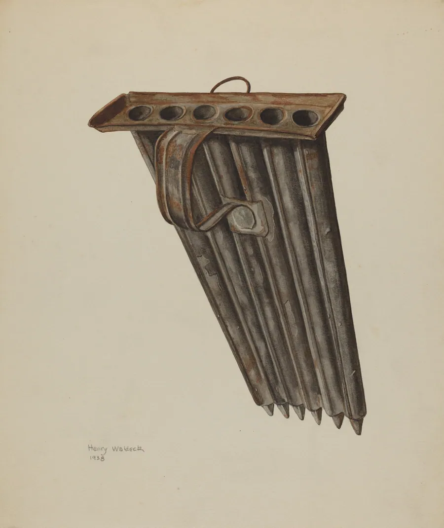 Candle Mold by Henry Waldeck