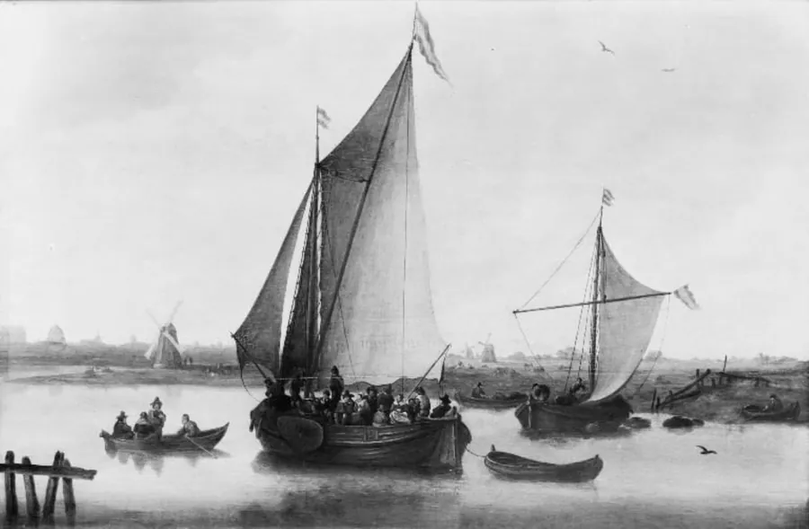 Færgen til Leiden by Ubekendt