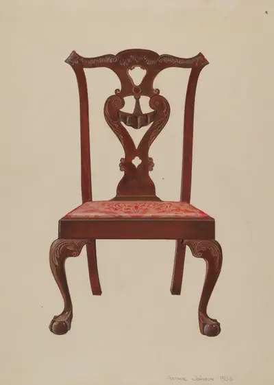 Chippendale Mahogany Side Chair