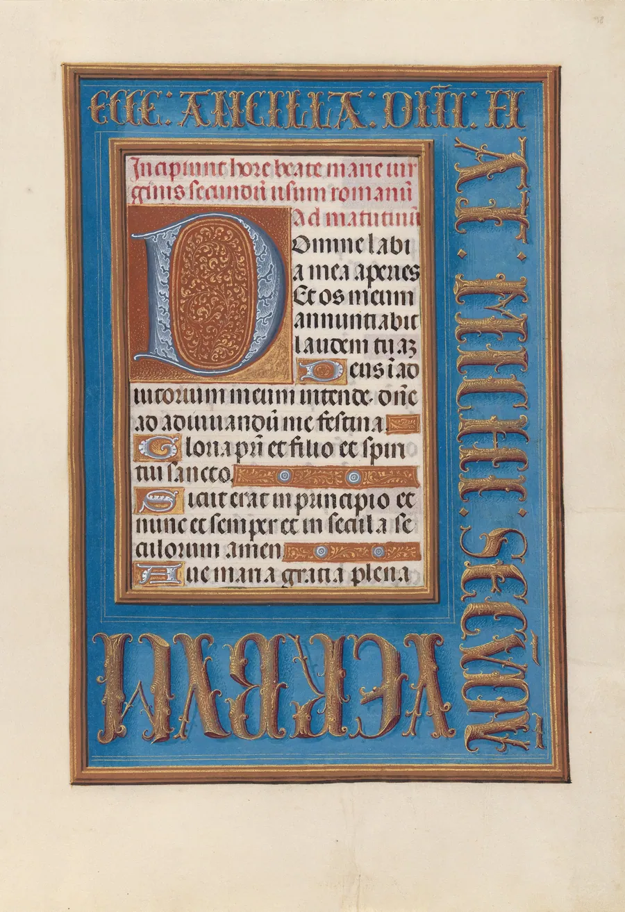 Hours of Queen Isabella the Catholic, Queen of Spain:  Fol, 98r by Master of the First Prayerbook of Maximillian