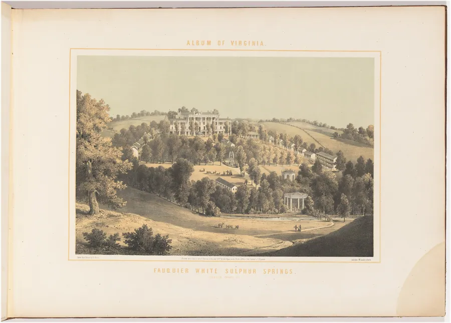 Fauquier White Sulphur Springs by Edward Beyer