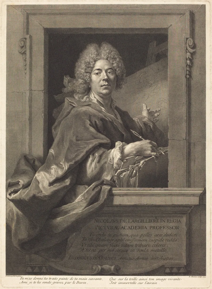 Nicolas de Largillierre by François Chereau I
