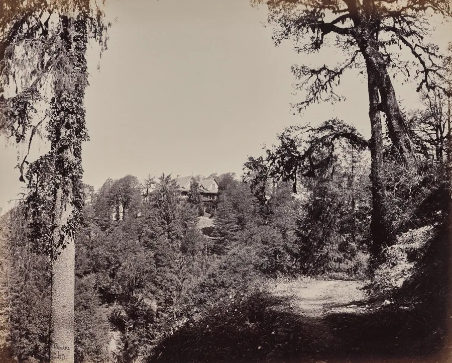 Shimla. Sir Hugh Rose's Bungalow at Mahasso by Samuel Bourne