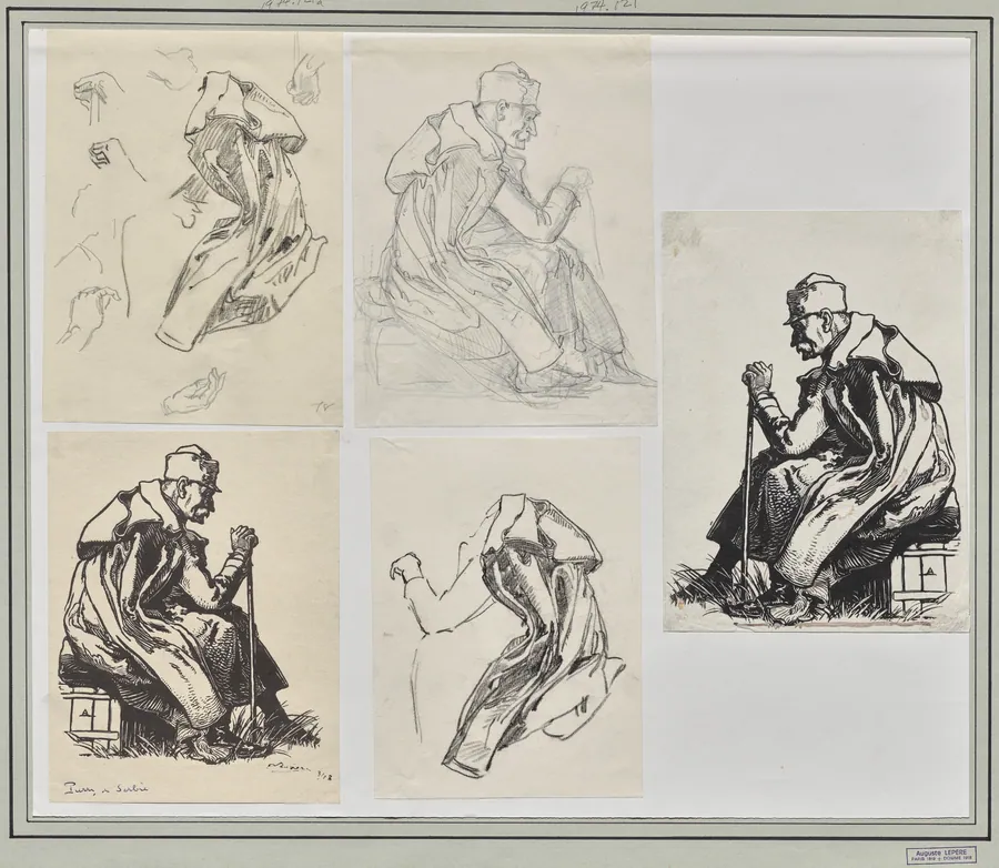 Le roi Pierre de Serbie by Auguste Louis Lepère