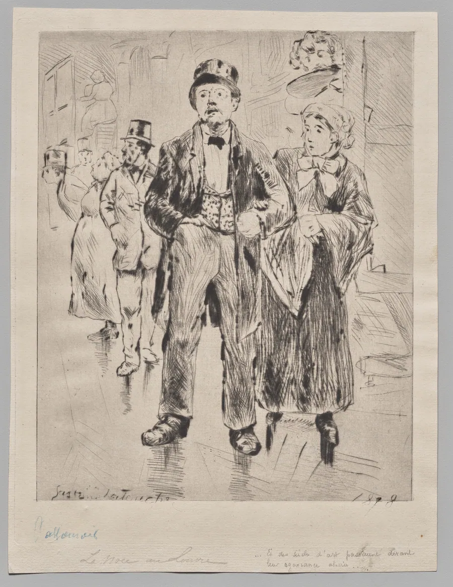 Wedding at the Louvre by Gaston de Latouche
