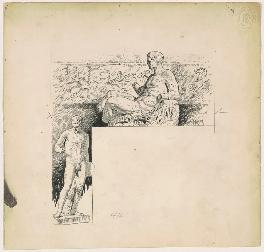 Casts from Antique Sculpture: The Parthenon by James Henry Moser