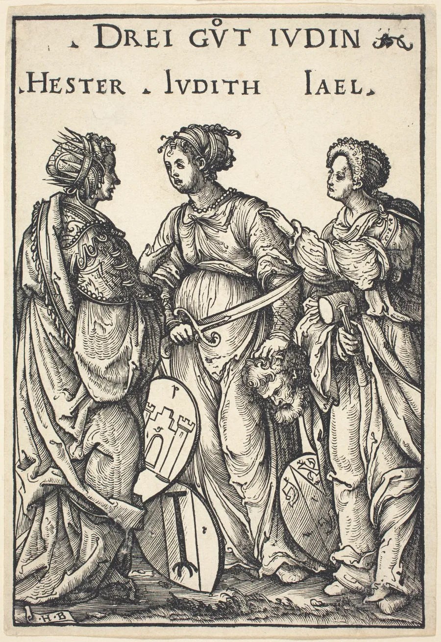Hester, Judith and Jael by Hans Burgkmair I