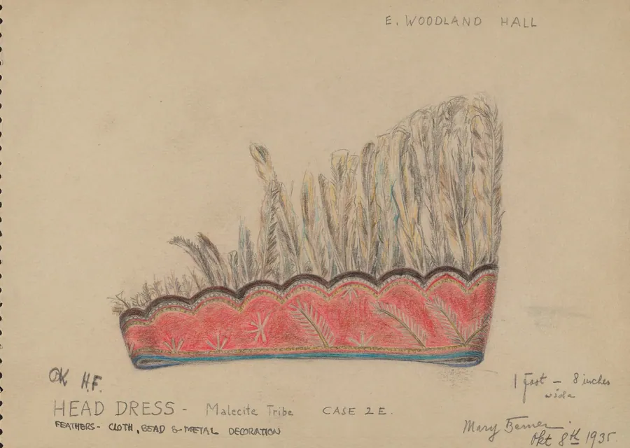 Head Dress by Mary Berner