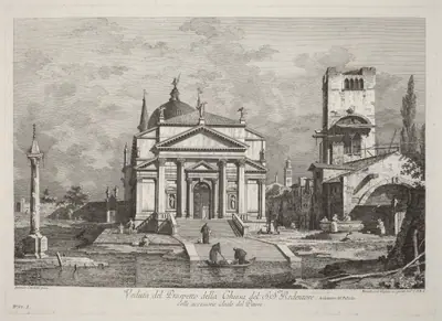 Veduta del Prospetto della Chiesa del SS. Redentore