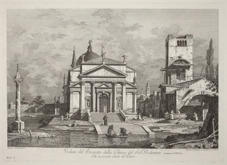 Veduta del Prospetto della Chiesa del SS. Redentore by Fabio Berardi