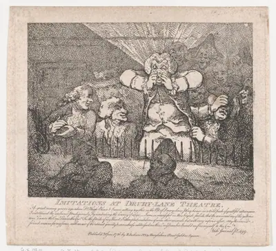 Imitations at Drury-Lane Theatre (Picturesque Beauties of Boswell, Part the Second)