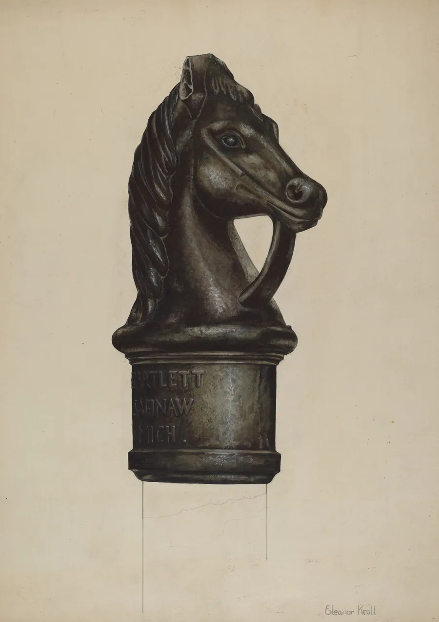 Hitching Post by Eleanor Kroll