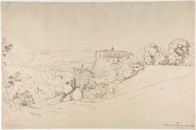 Castello Colonna at Genazzano, Italy