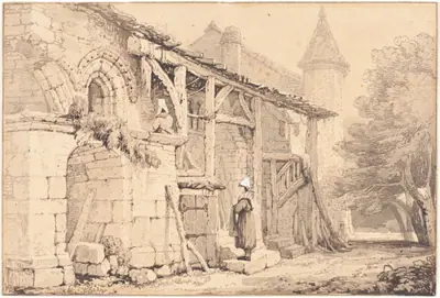 Scene at Jumièges