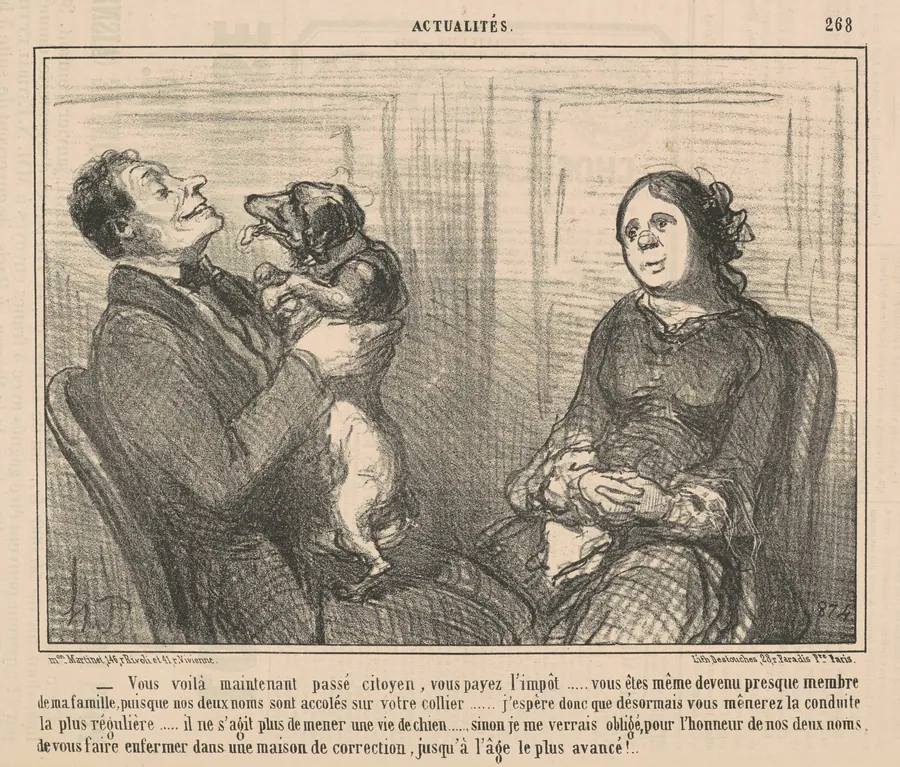 Vous voila maintenant passe citoyen by Honoré Daumier