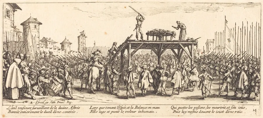 The Wheel by Jacques Callot