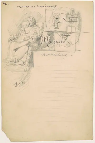 Study for "Marbles"