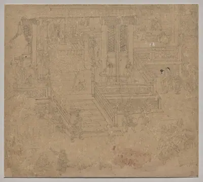 Album of Daoist and Buddhist Themes: Kings of Hells: Leaf 37