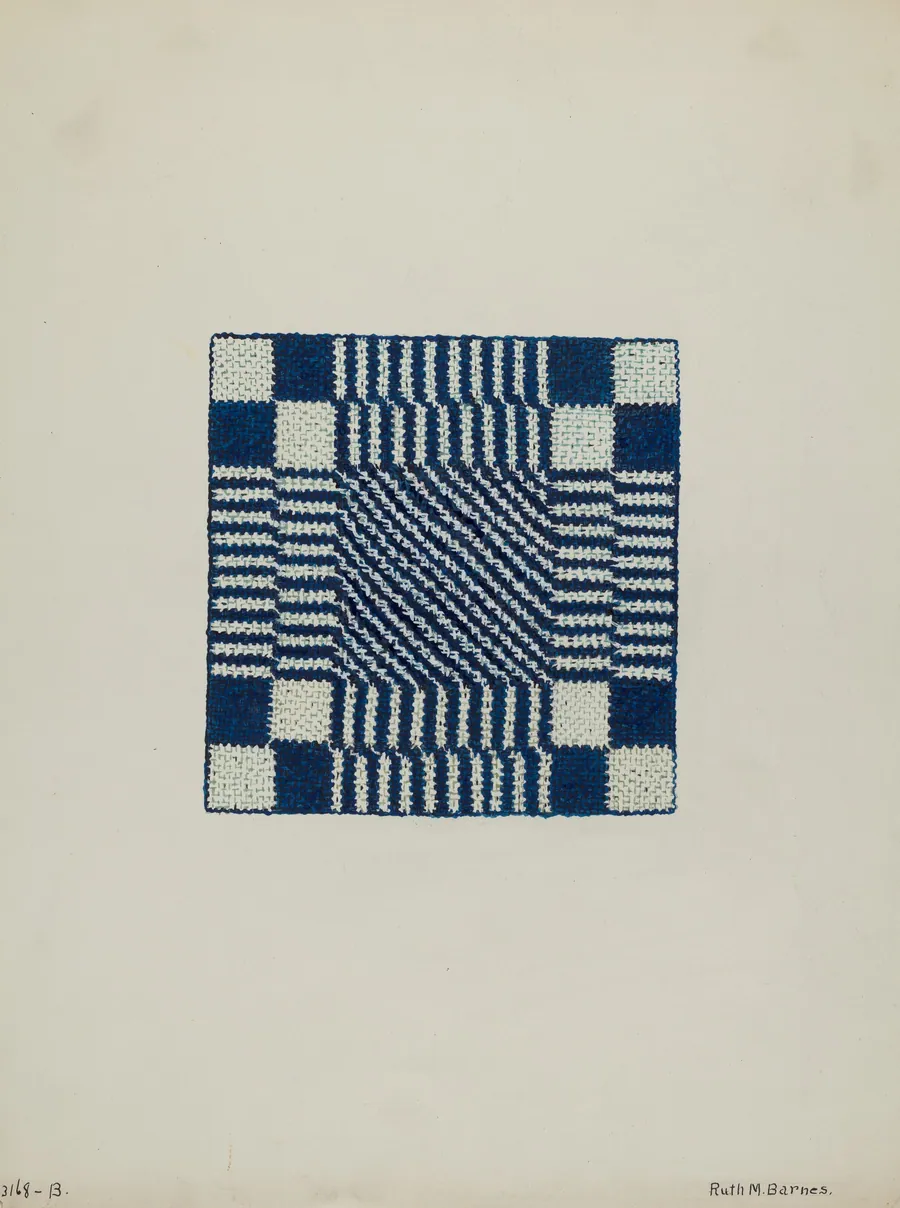 Coverlet (Section of) by Ruth M. Barnes