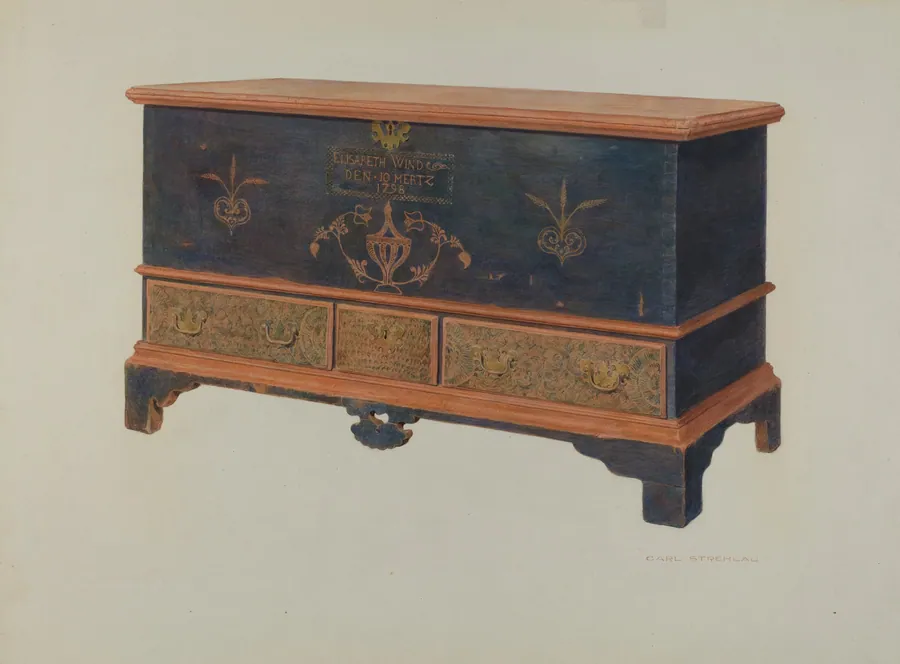 Pa. German Chest by Carl Strehlau