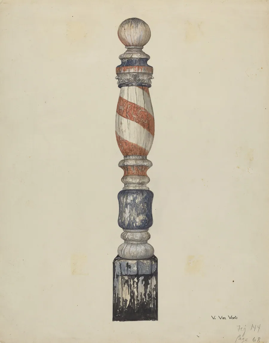 Barber Pole by Vera Van Voris