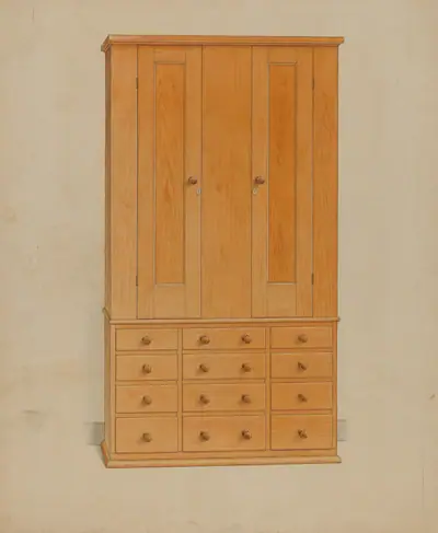 Shaker Cabinet with Drawers