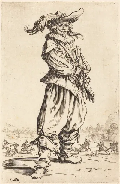 Soldier with Feathered Hat