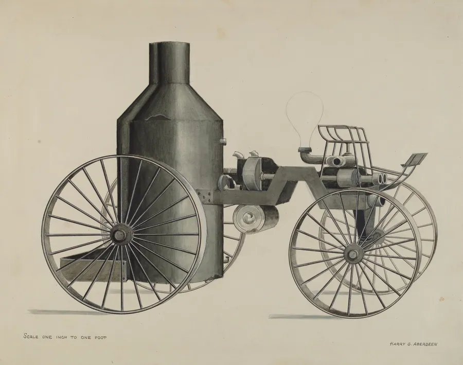 Iron Steam Fire Engine by Harry G. Aberdeen