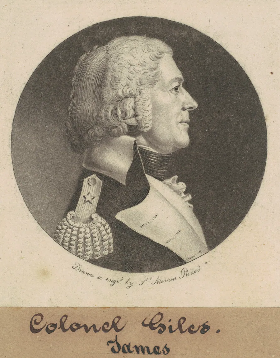 James Giles by Charles B. J. Févret de Saint-Mémin