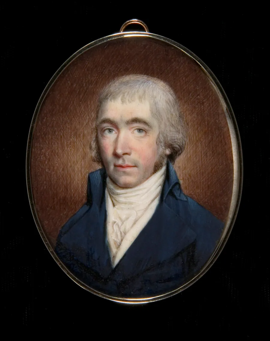 George Fisher by Raphaelle Peale, born Annapolis, MD 1774-died Philadelphia, PA 1825