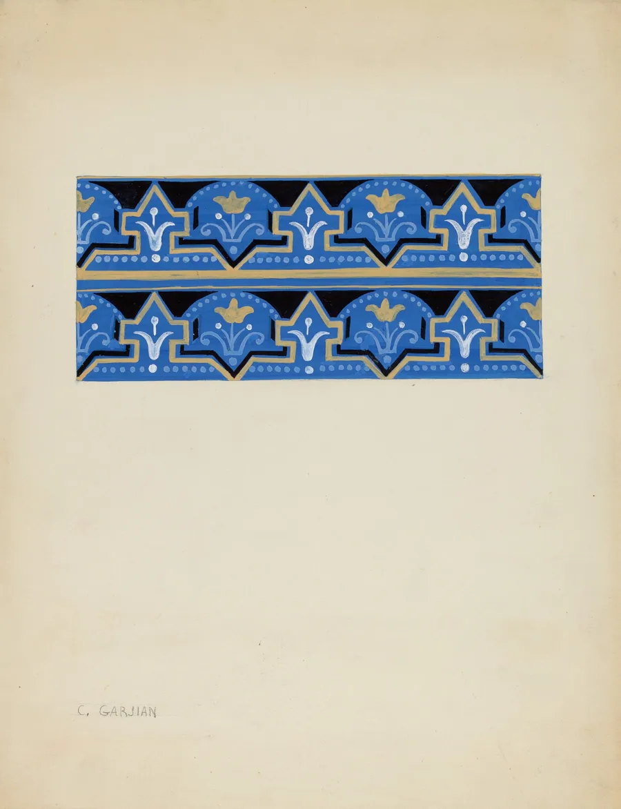 Wall Paper Border by Charles Garjian