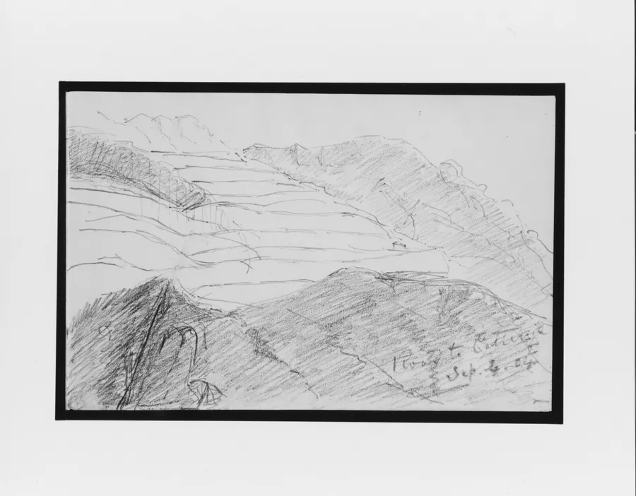 Road to Cattiruje (?) (from Sketchbook) by Mary Newbold Sargent
