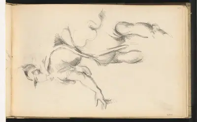 Study of the Allegorical Figure France in Rubens' "The Exchange of the Two Princesses"
