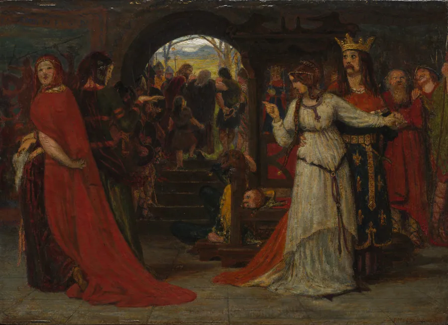 Cordelia Parting from her Sisters by Ford Madox Brown