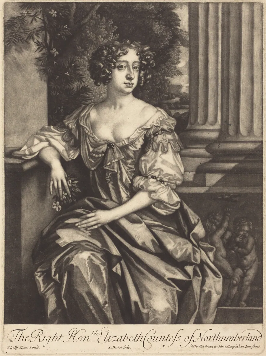 The Right Honorable Elizabeth Countess of Northumberland by Isaak Beckett