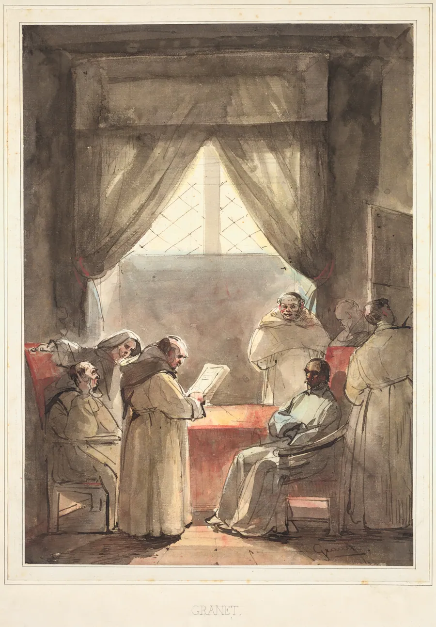 The Monks by François Marius Granet