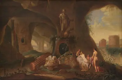 Nymfer i en grotte