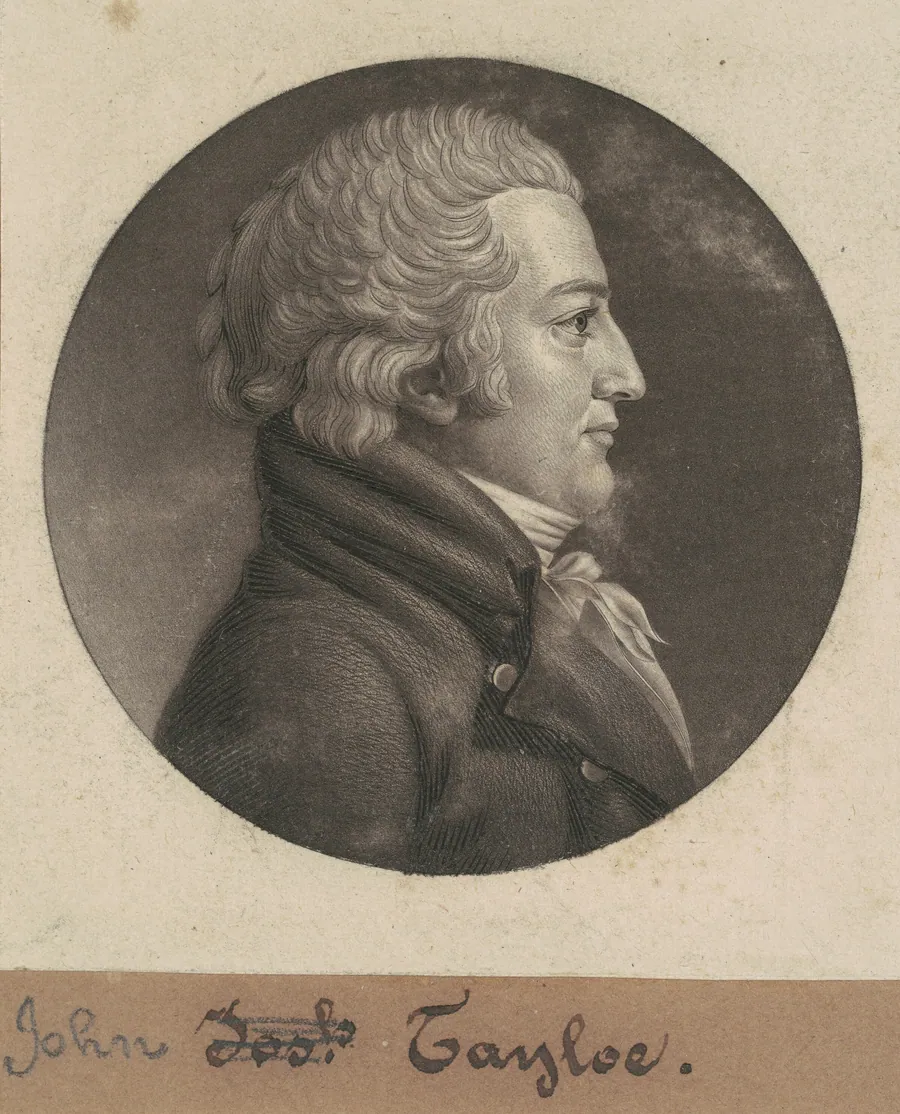 John Tayloe III by Charles B. J. Févret de Saint-Mémin