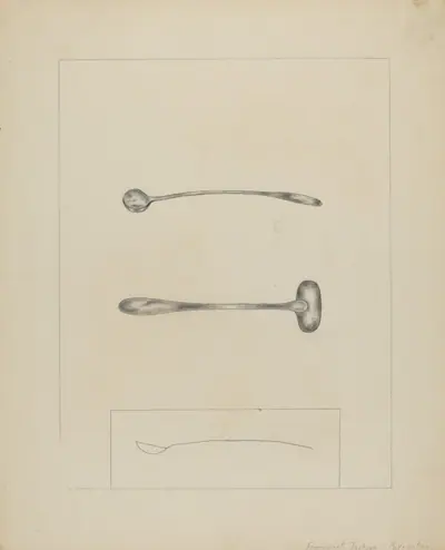 Silver Salt Spoon