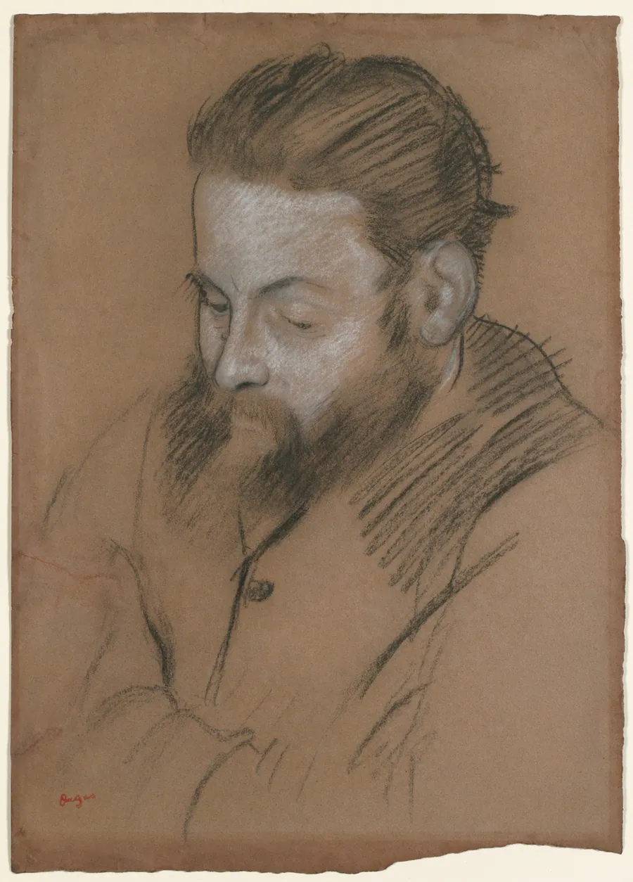 Diego Martelli by Edgar Degas